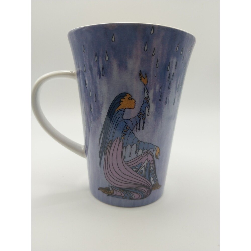 Oscardo Maxine Noel Signed Rainmaker Sioux Artist Porcelain Coffee Mug New